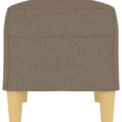 vidaXL Bancos-Banco de tela gris taupe 70x35x41 cm