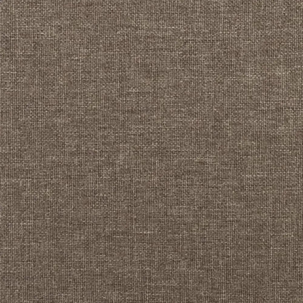vidaXL Bancos-Banco de tela gris taupe 70x35x41 cm