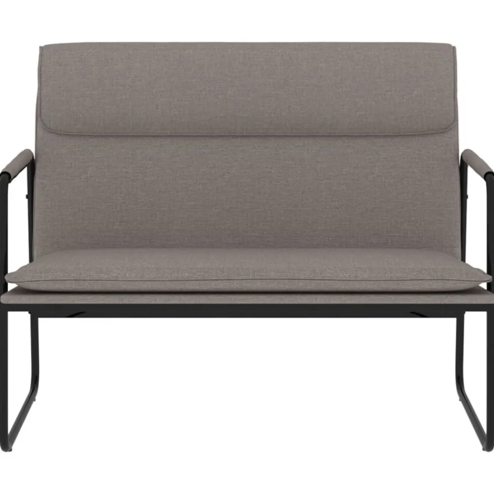 vidaXL Bancos-Banco de tela gris 100x64x80 cm