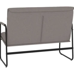 vidaXL Bancos-Banco de tela gris 100x64x80 cm