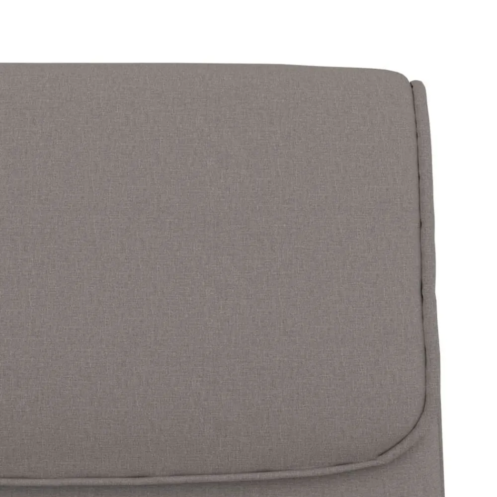 vidaXL Bancos-Banco de tela gris 100x64x80 cm