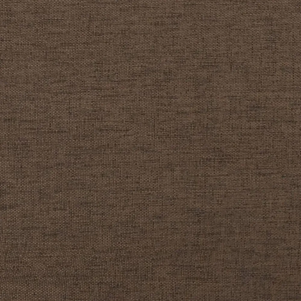 vidaXL Banco de tela marrón 70x35x41 cm Marrón New