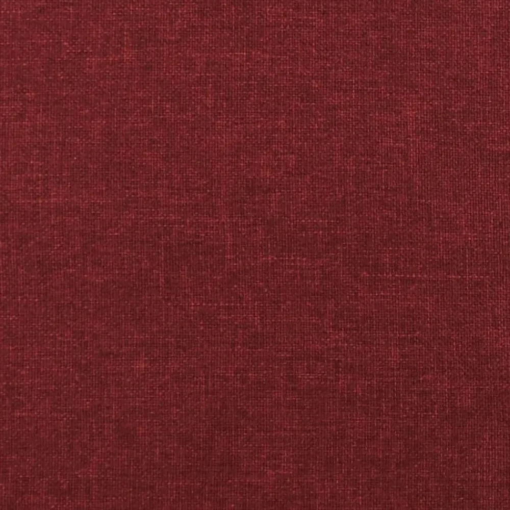 vidaXL Banco de tela 70x35x41 cm Rojo vino tinto Outlet