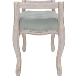vidaXL Banco de terciopelo 110x45x60 cm Gris claro Sale
