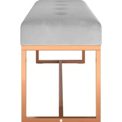 vidaXL Bancos-Banco de terciopelo 110x36x45 cm