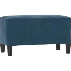 vidaXL Banco de terciopelo 70x35x41 cm Azul Hot