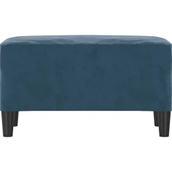 vidaXL Banco de terciopelo 70x35x41 cm Azul Hot