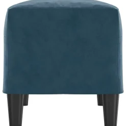 vidaXL Banco de terciopelo 70x35x41 cm Azul Hot