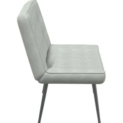 vidaXL Bancos-Banco de terciopelo 110x74x84 cm