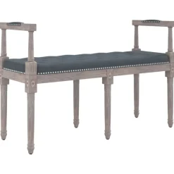 vidaXL Bancos-Banco de terciopelo 110x40x70 cm