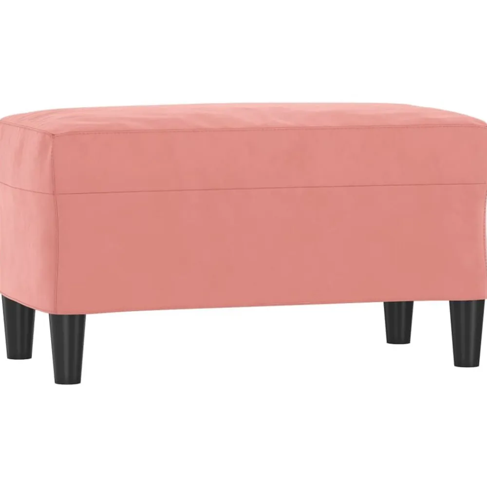vidaXL Bancos-Banco de terciopelo 70x35x41 cm