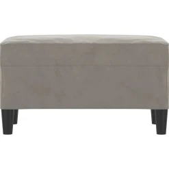 vidaXL Bancos-Banco de terciopelo 70x35x41 cm