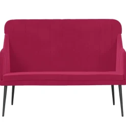 vidaXL Bancos-Banco de terciopelo 110x76x80 cm