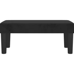 vidaXL Banco de terciopelo 70x30x30 cm Negro Hot