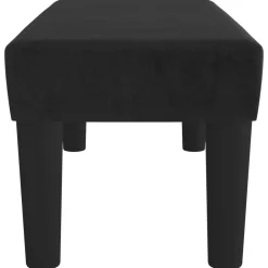 vidaXL Banco de terciopelo 70x30x30 cm Negro Hot