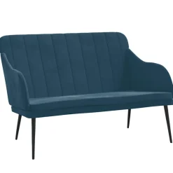 vidaXL Bancos-Banco de terciopelo 110x76x80 cm