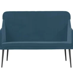 vidaXL Bancos-Banco de terciopelo 110x76x80 cm