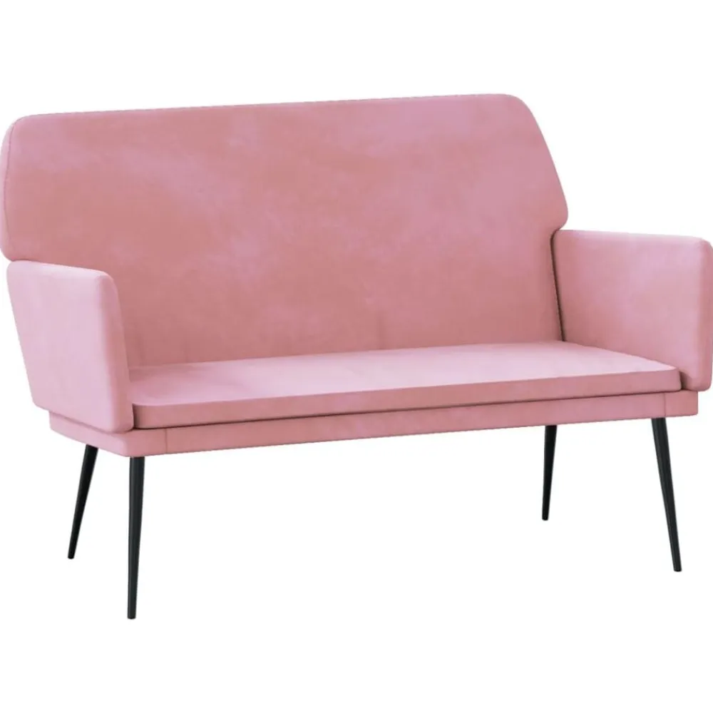 vidaXL Bancos-Banco de terciopelo 108x79x79 cm