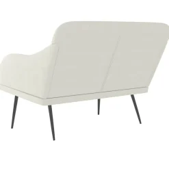 vidaXL Banco de terciopelo color 110x76x80 cm Crema Sale