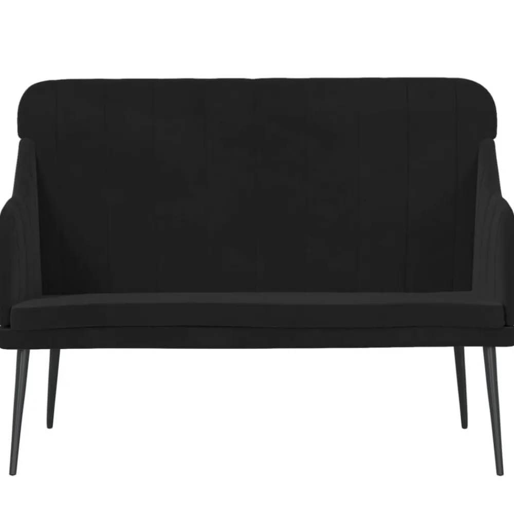 vidaXL Bancos-Banco de terciopelo 110x76x80 cm