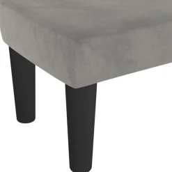 vidaXL Bancos-Banco de terciopelo 70x30x30 cm
