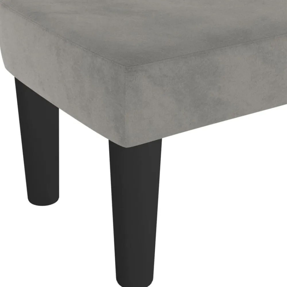 vidaXL Bancos-Banco de terciopelo 70x30x30 cm