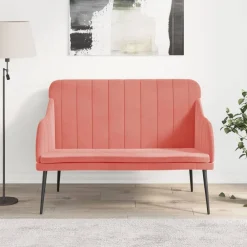 vidaXL Bancos-Banco de terciopelo 110x76x80 cm