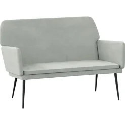 vidaXL Bancos-Banco de terciopelo 108x79x79 cm