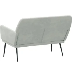 vidaXL Bancos-Banco de terciopelo 108x79x79 cm