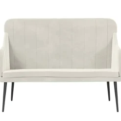 vidaXL Bancos-Banco de terciopelo color 110x76x80 cm