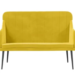 vidaXL Bancos-Banco de terciopelo 110x76x80 cm