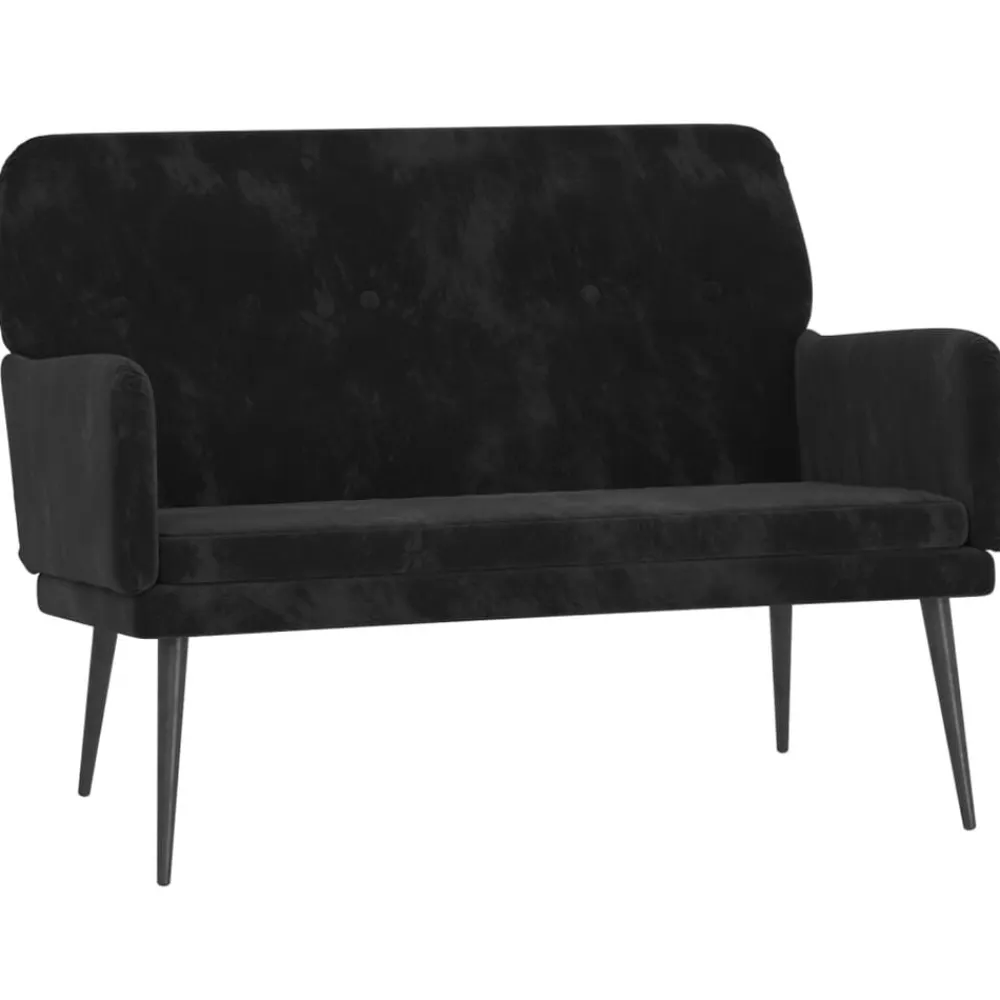 vidaXL Bancos-Banco de terciopelo 108x79x79 cm