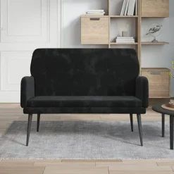 vidaXL Bancos-Banco de terciopelo 108x79x79 cm