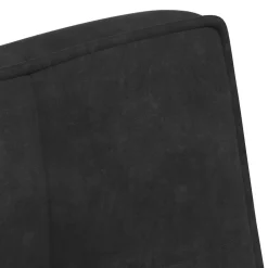 vidaXL Banco de terciopelo 110x74x84 cm Negro Outlet