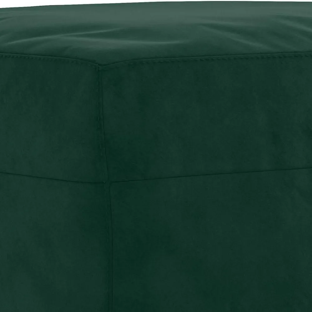 vidaXL Banco de terciopelo 70x35x41 cm Verde oscuro Sale