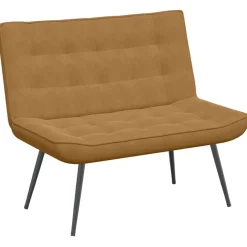 vidaXL Banco de terciopelo marrón 110x74x84 cm Marrón Clearance