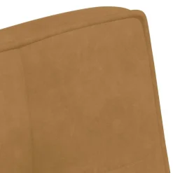 vidaXL Banco de terciopelo marrón 110x74x84 cm Marrón Clearance