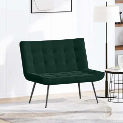 vidaXL Bancos-Banco de terciopelo 110x74x84 cm
