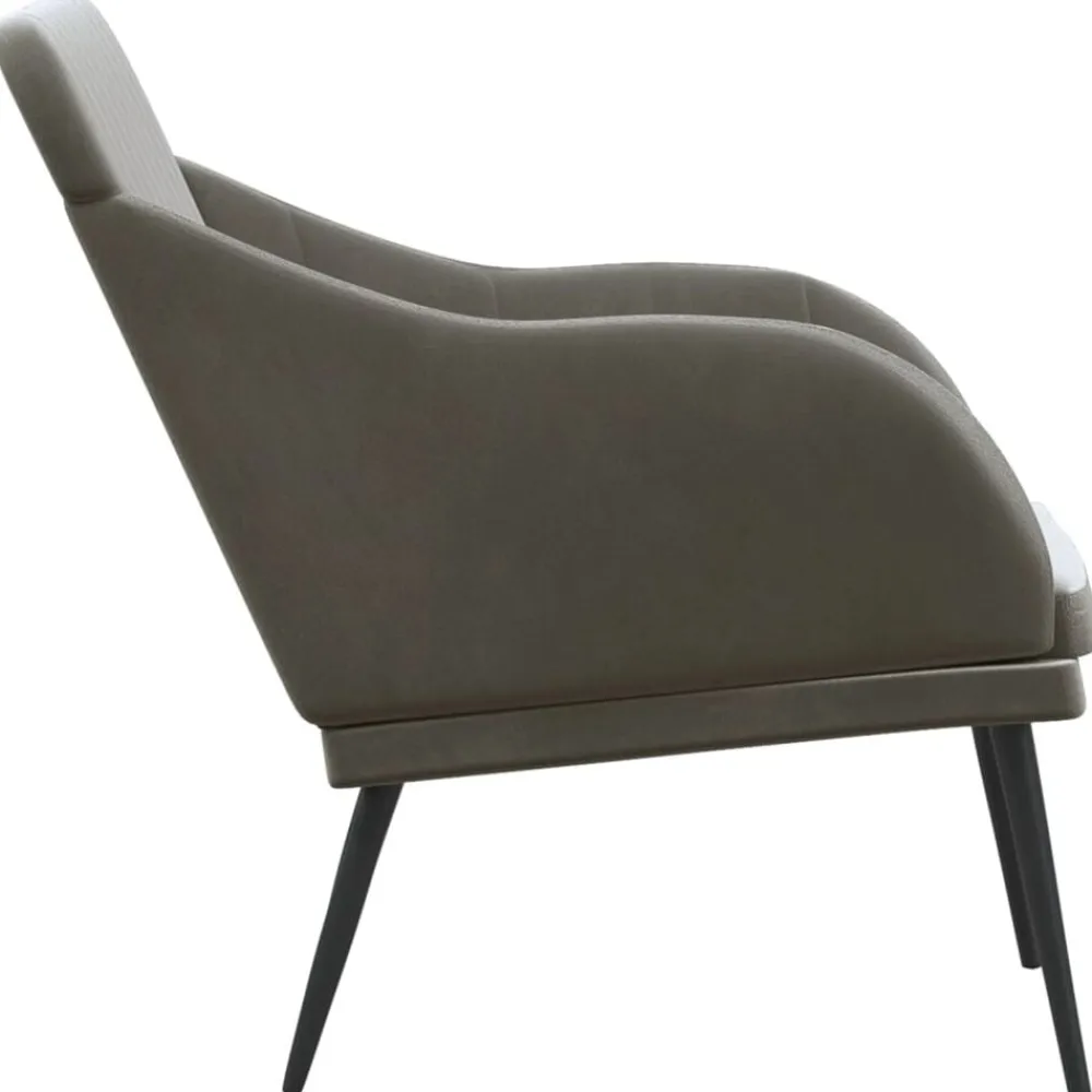 vidaXL Banco de terciopelo 110x76x80 cm Gris oscuro Online
