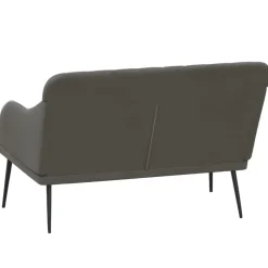 vidaXL Banco de terciopelo 110x76x80 cm Gris oscuro Online