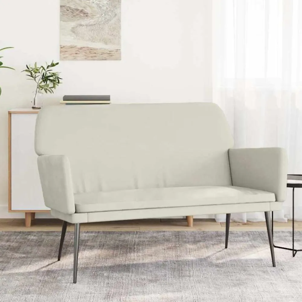 vidaXL Bancos-Banco de terciopelo 108x79x79 cm