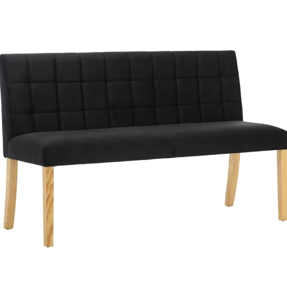 vidaXL Bancos-Banco de terciopelo 140 cm