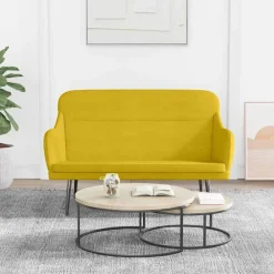 vidaXL Bancos-Banco de terciopelo 110x76x80 cm