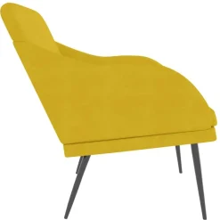 vidaXL Bancos-Banco de terciopelo 110x76x80 cm