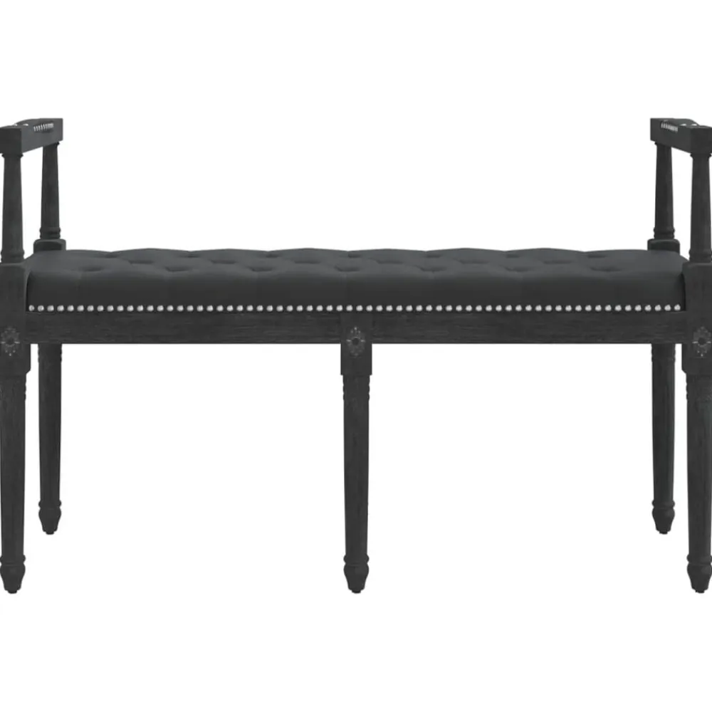vidaXL Bancos-Banco de terciopelo 110x40x70 cm
