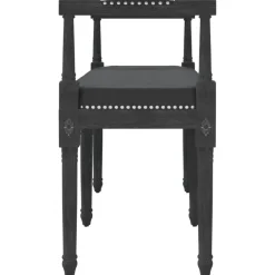 vidaXL Bancos-Banco de terciopelo 110x40x70 cm