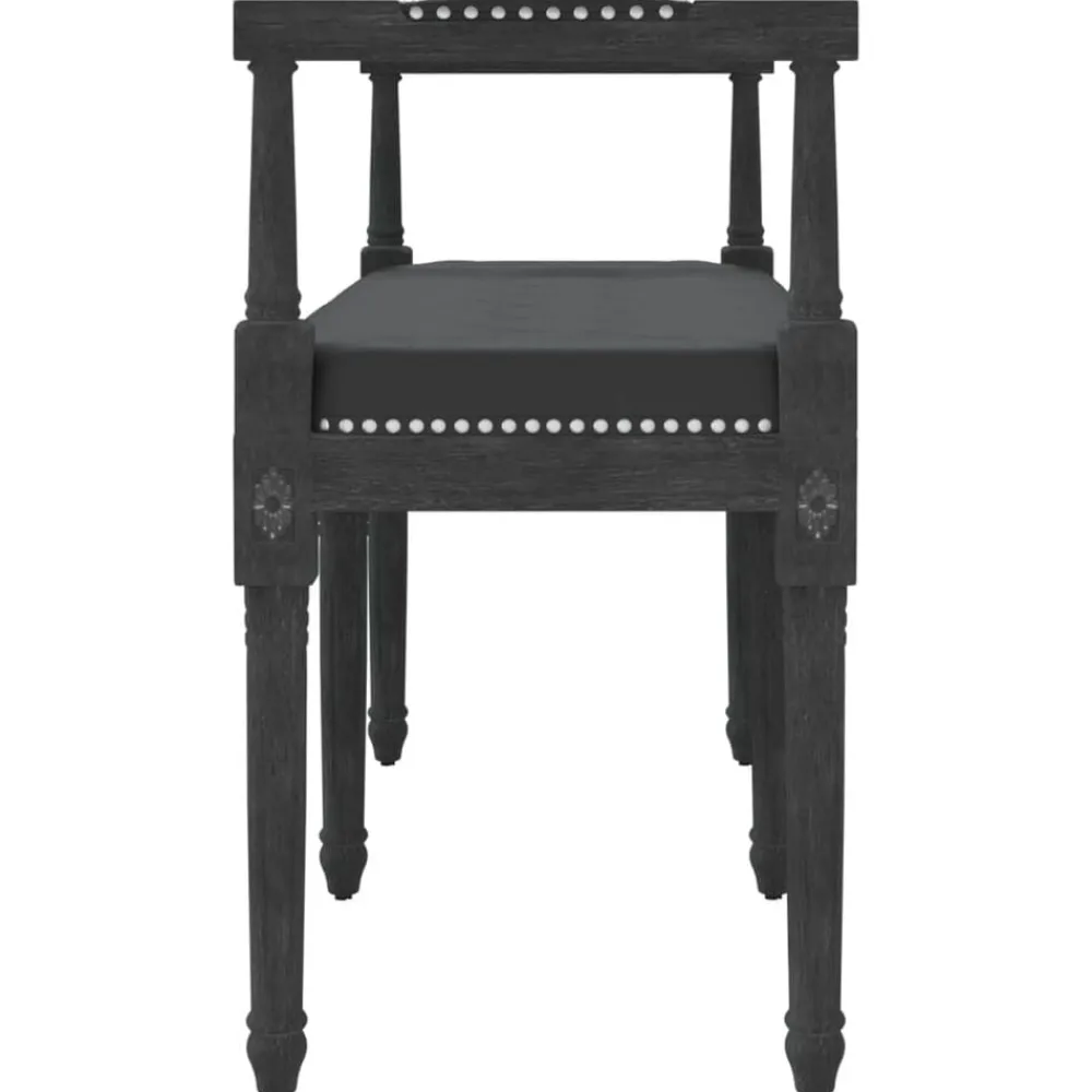 vidaXL Bancos-Banco de terciopelo 110x40x70 cm