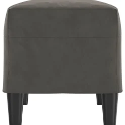 vidaXL Banco de terciopelo 70x35x41 cm Gris oscuro
