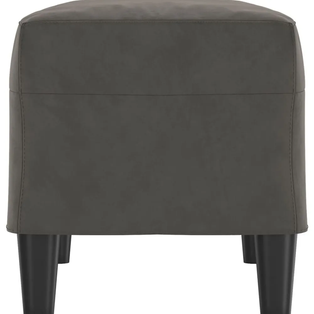 vidaXL Banco de terciopelo 70x35x41 cm Gris oscuro
