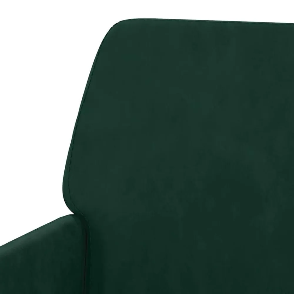 vidaXL Banco de terciopelo 108x79x79 cm Verde oscuro